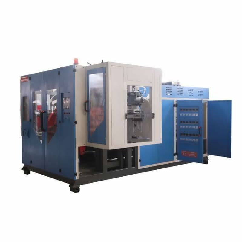Machine de moulage par extrusion-soufflage de bouteilles d'huile moteur de lubrification &agrave; grande vitesse