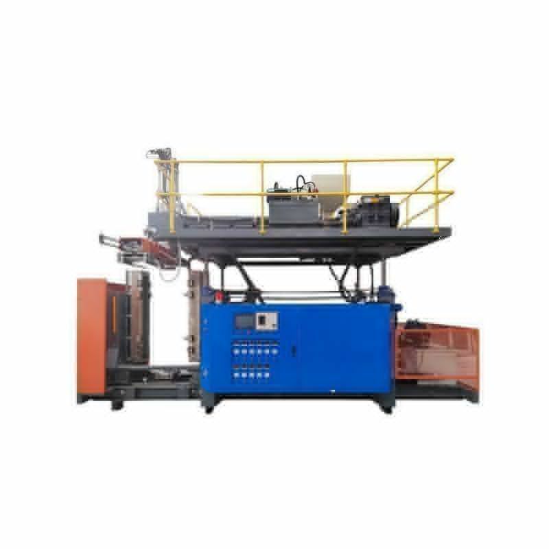 Machine de moulage par soufflage de f&ucirc;ts en plastique &agrave; station unique, prix machine de moulage par soufflage semi-automatique