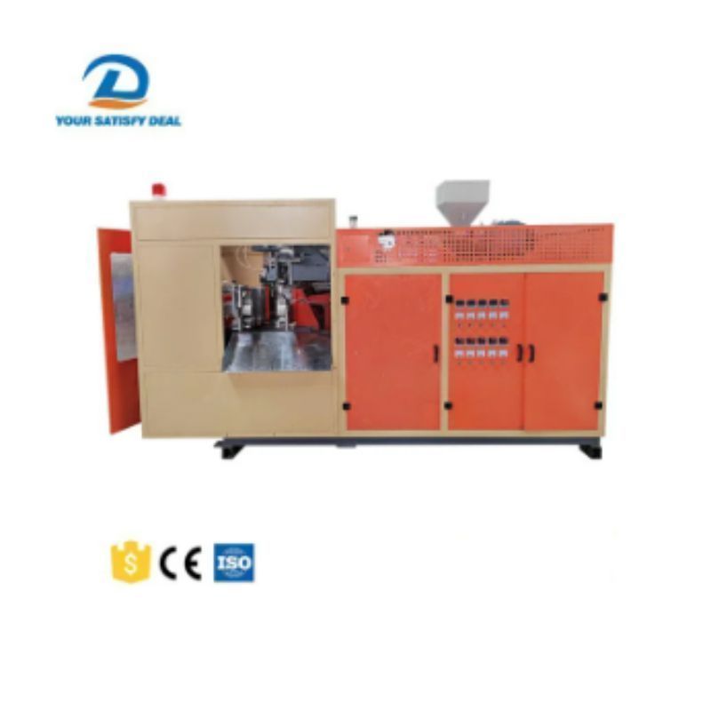 Machine de moulage par soufflage de f&ucirc;ts d'huile en plastique &agrave; t&ecirc;te unique enti&egrave;rement automatique de 1&nbsp;L/5&nbsp;L