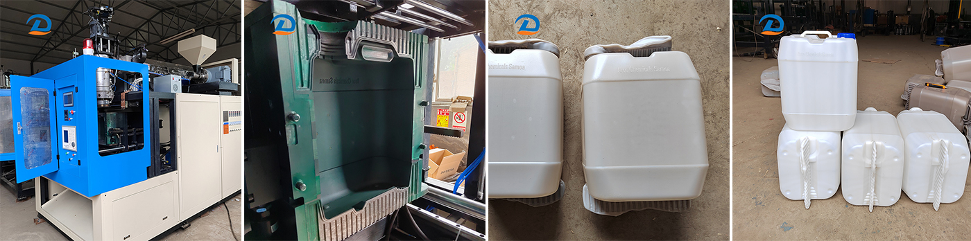 Machine de moulage par soufflage de bouteilles de boisson semi-automatique à haut rendement | Production de bouteilles en plastique durable et rentable