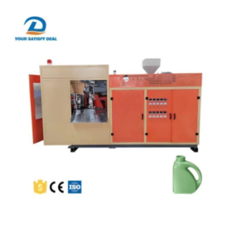 Machine de moulage par soufflage de f&ucirc;ts d'huile en plastique &agrave; t&ecirc;te unique enti&egrave;rement automatique de 1&nbsp;L/5&nbsp;L